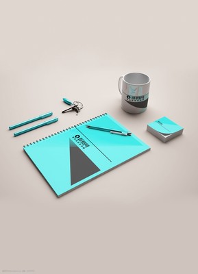 办公用品VI设计与数码产品 融合传统与科技的品牌形象构建